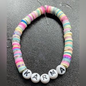 3 hand made beaded bracelets